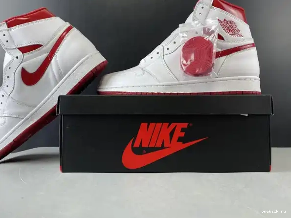 Rep Onekick Metallic Retro Air Red (2017) 555088-103 Jordan 1 0325